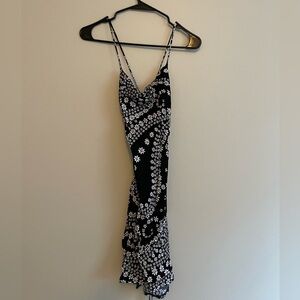 Verge girl mini dress in paisley print